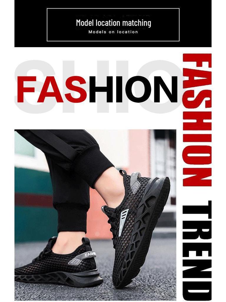 Breathable Men's Mesh Sports Casual Running Shoes