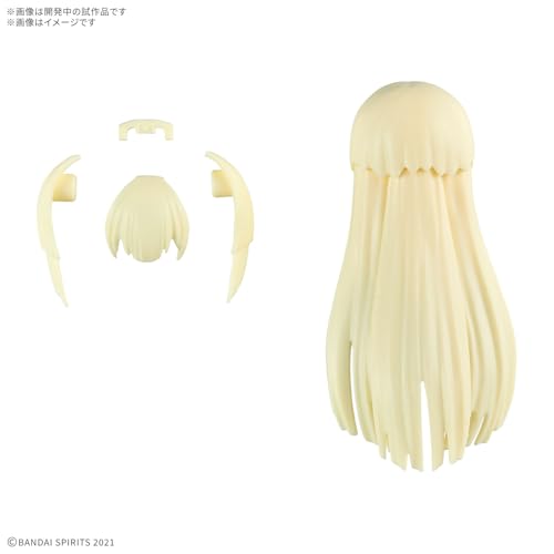 30MS Option Hairstyle Parts Vol.11 Model Kit (Set of 4, Pre-colored)