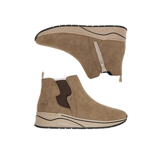 Rieker CEO-N9561-64 Beige Ankle Boots