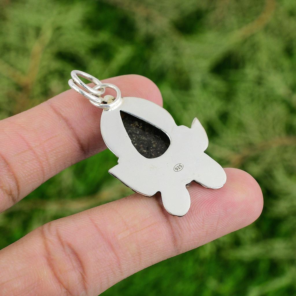 Daughters Day Sale 925 Silver Bauxite Gemstone Sister Artisan Pendant Jewelry