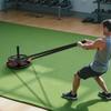 VEVOR Weight Sled, Steel Power Sled, Fitness Strength Training Sleds for Athletic Exercise Speed Improvement, Workout Fitness Equipment with Harness