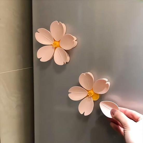 Magnetické klipy na sáčky s chipsy Třešňový květ Těsnicí svorky Dekorativní magnety na lednici Multifunkční kuchyňské pomůcky