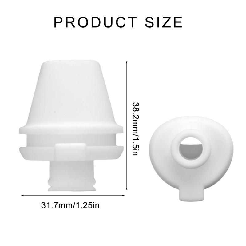 4pcs Silicones Spouts Mouthpieces Heat Resistant Water Bottles Mouthpieces Part Travel Water Bottles Accessory