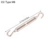 1Pc Oc/Oo/Cc Type M4 M5 M6 M8 Stainless Steel 304 Adjust Chain Rigging Hooks Eye Turnbuckle Wire Rope Tension Device