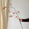 3 Pcs Faux Fall Leaves Stems Artificial Ficus Branches Fall Ficus Foliage