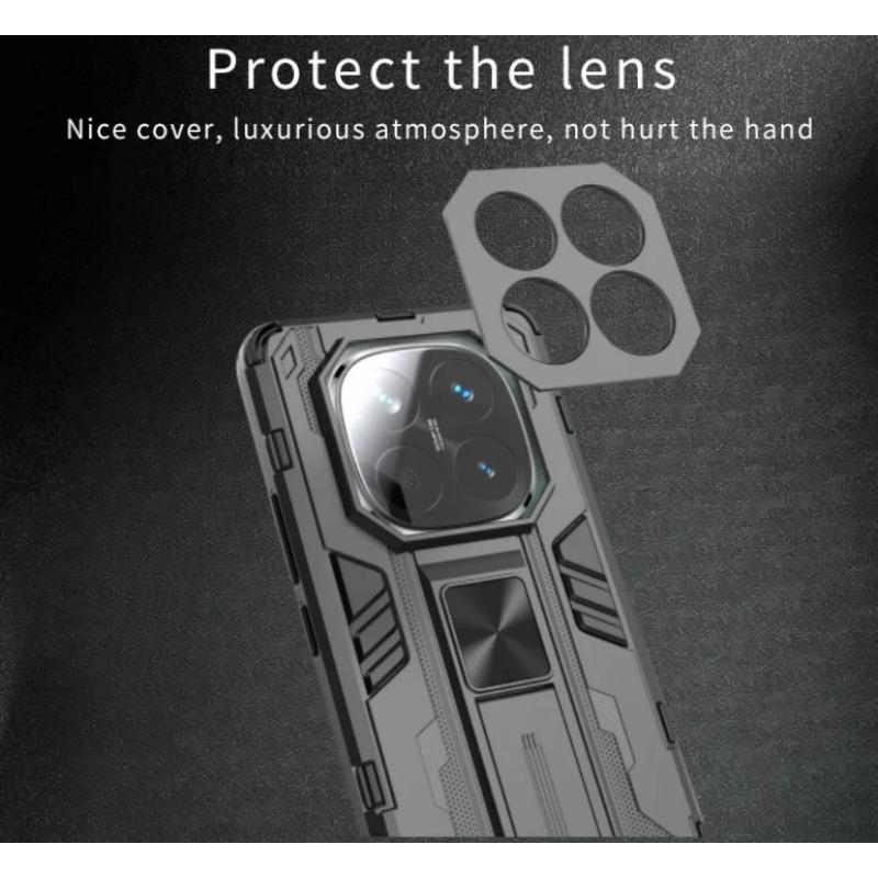 Pro Xiaomi Redmi Note 14 Pro Plus 5G Pouzdro Nárazuvzdorné Brnění Pouzdro na telefon pro Redmi Note14 Pro Plus Magnetický držák do auta Zadní kryt