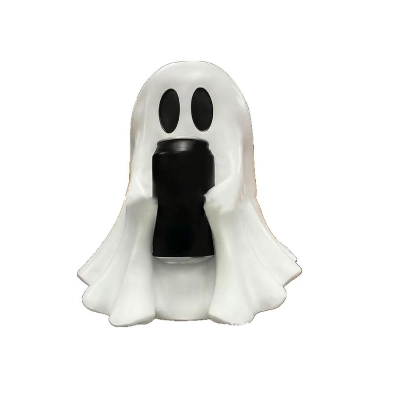 Haunting Theme Beverage Stand Interchangeable Can Holder Halloween Decoration Durable Plastic Safe For Family Gatherings