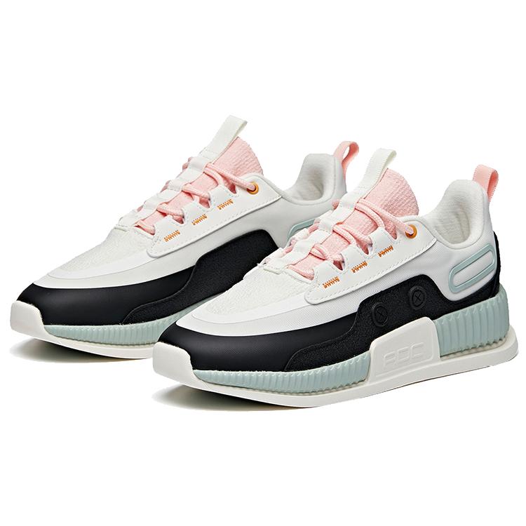 Anta Rejecting The Ordinary, Life Collection Fabric Coverage Low Top Skateboard Shoes Women's Pea Green White 122018888-2