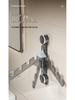 Traceless Wall-Mounted Folding Clothes Drying Rack with Suction Cups - Ideal for Dormitory and Balcony Use