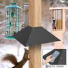 Squirrel-Proof Bird Feeder Pole - Guard with Slip-Resistant Baffle | Outdoor Rust-Resistant Pole for Birdhouses & Feeders