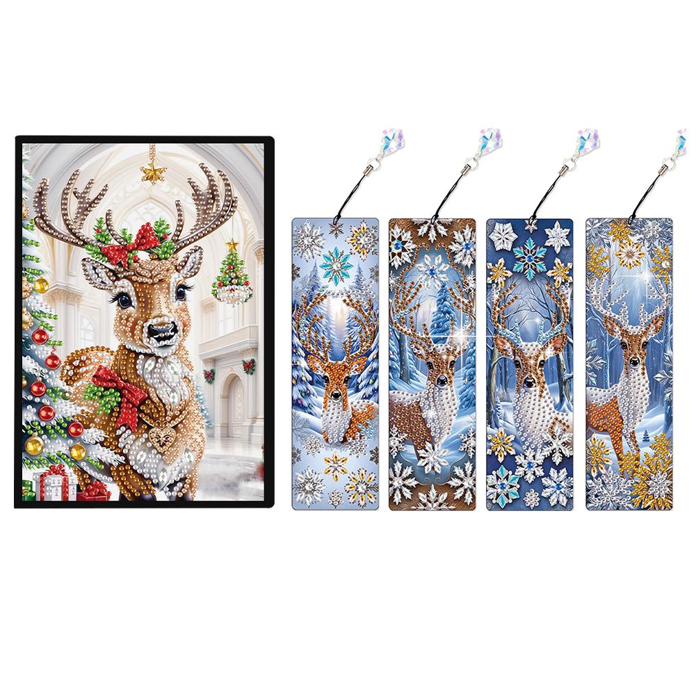 Format A5 Diamentowy Dziennik z Kryształowym Wisiorkiem Zakładka Diamentowy Zeszyt do Malowania Zestaw na Urodziny lub Prezenty Świąteczne