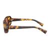 MIU MIU Logo Design Acetate Rectangular Sunglasses Women Sunglasses Tortoise MUB13S14L90Q
