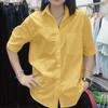 ZANZEA Womens Turn Down Collar Summer Half Sleeve Blouse