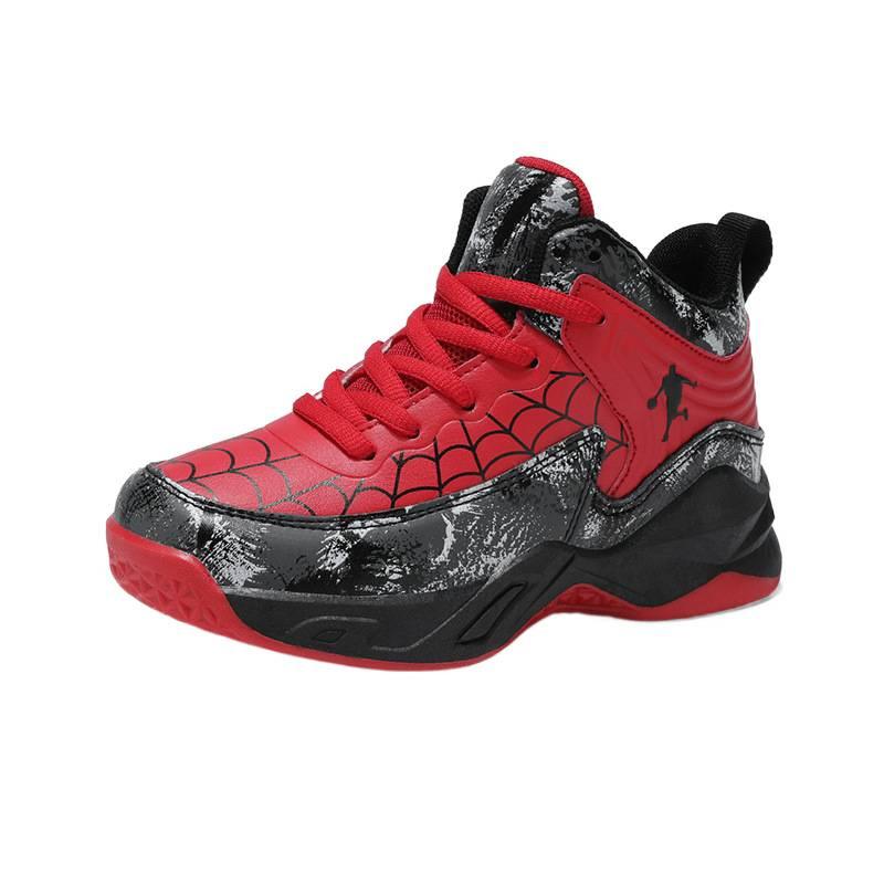 2025 New Children's Basketball Shoes Men's High-top Personalized Comfort Non-slip Wear-resistant Thick-soled Outdoor Sports Basketball Shoes