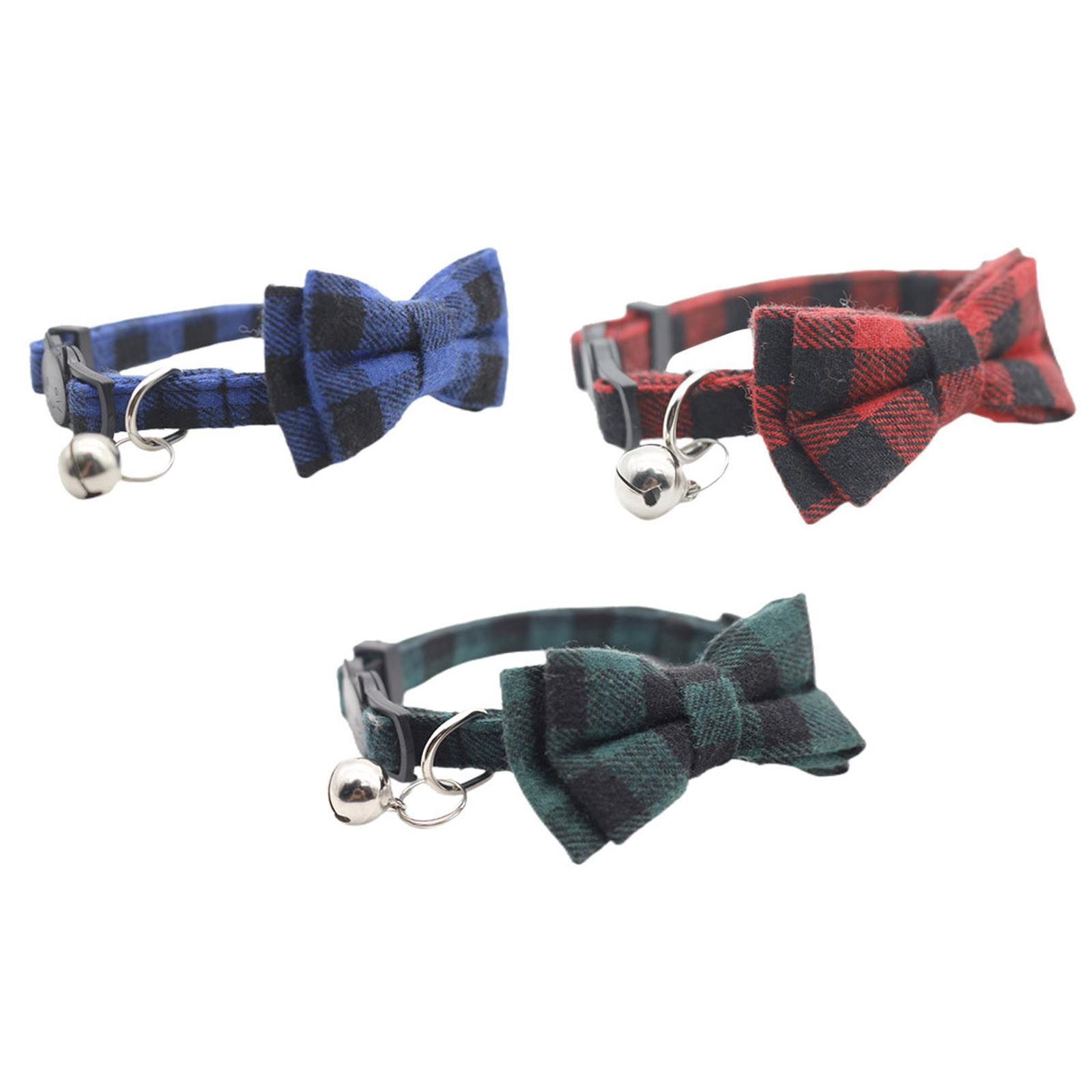 

Lattice Collar Pet Bell Collar Bow Tie Cloth Cat Deduction Cat Dog Collar