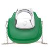 Borsa da cavaliere alla moda versatile estiva da donna, nuova mini borsa a busta rossa con catena, borsa a tracolla singola obliqua di alta gamma