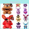 Fnaf Five Nights At Freddy's Amigos Brinquedo de Pelúcia Macio Presente 18/25cm Amarelo Castanho Roxo Azul Vermelho Branco
