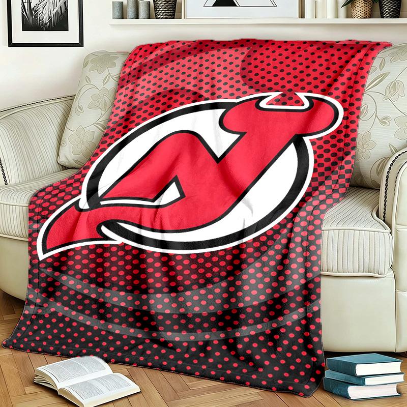 New Jersey Devils Theme Blanket Suitable For Beds Sofas And Camping Perfect For Both Men And Women Comfortable Bedding All Year Round