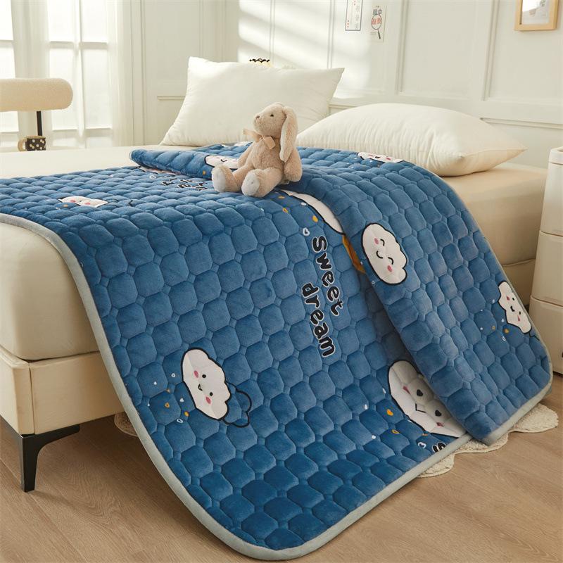 Novo colchão de veludo de leite farée velo dormitório estudante colchão acolchoado colchão macio anti-estático pilha almofada