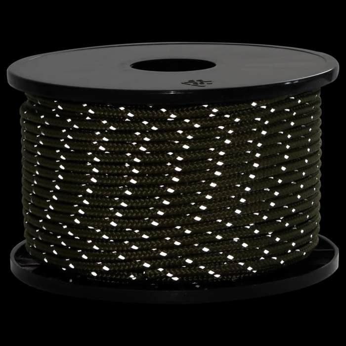 VidaXL Corde de haubanage de tente avec bandes réfléchissantes et clés, corde de haubanage, corde de haubanage 4008128