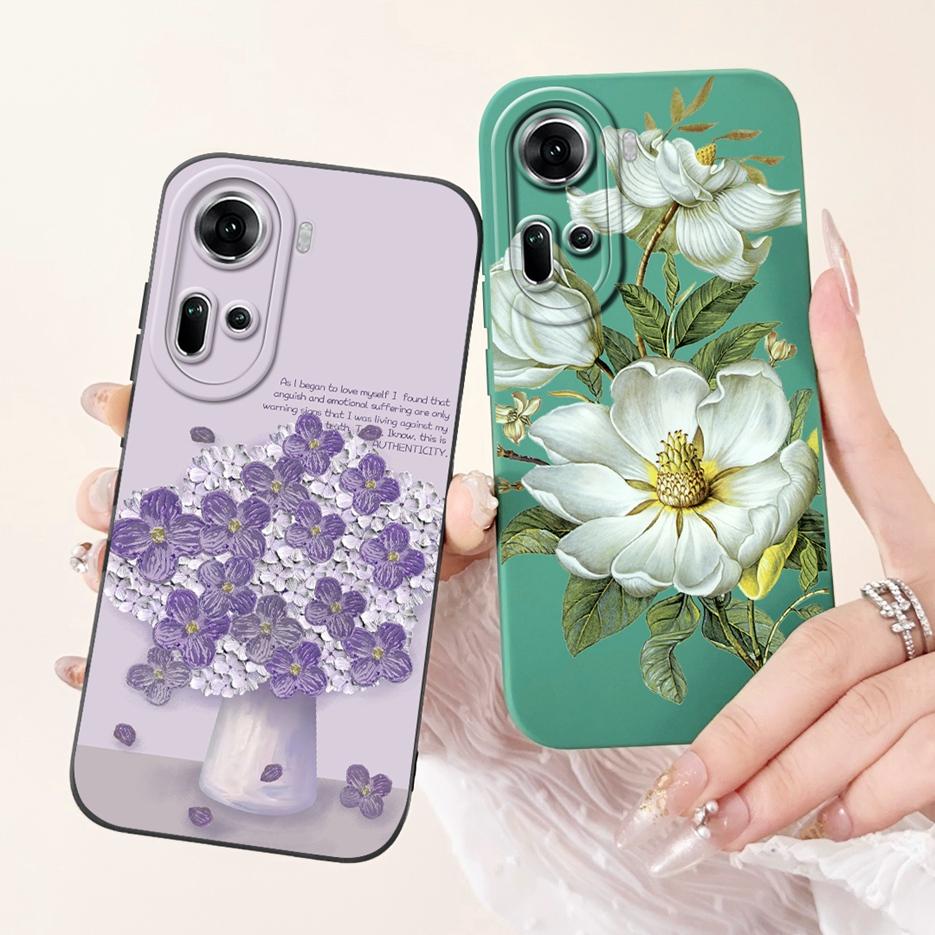 For Oppo Reno 11 5G Case Reno11 F CPH2603 Cute Panda Cartoon Cover Soft Silicone Phone Case For Oppo Reno 11 Pro Reno11 11F Bags