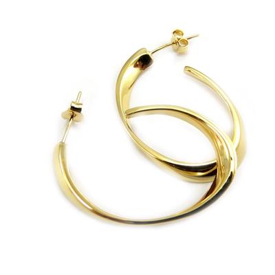 [L7474] - 'Waltz' Hoop Earrings