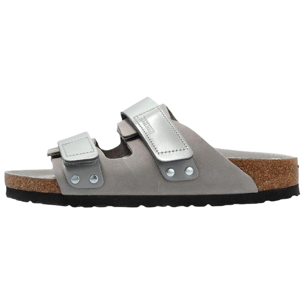 Birkenstock Uji EVA Slip Resistant Slide Slippers Unisex Lime Gray Regular Loose Fit 1029294 43