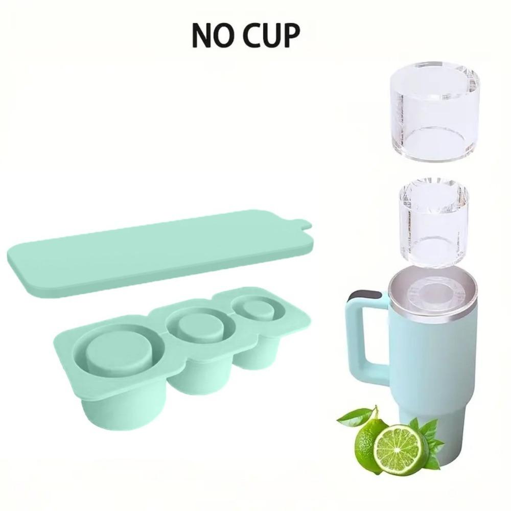 Silicone Ice Cube Tray Core Content Mold with Lid for Ice - Making Cups Easy Demoulding Ideal for Making Ice Cubes Convenient