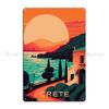 Crete Metal Signs Garage Design Club Garage Decoration Custom Tin Sign Poster
