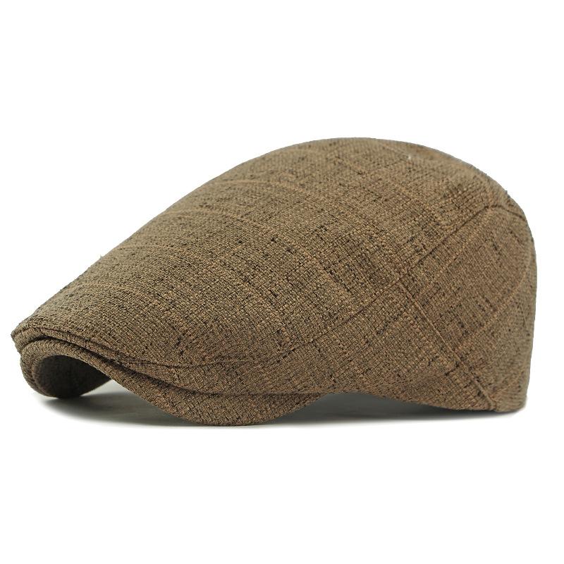 Spring Beret Men British Vintage Forward Cap Autumn Peaked Cap
