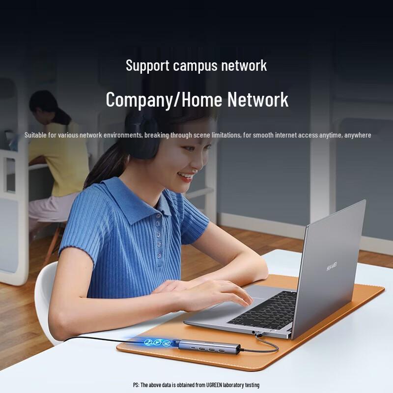UGREEN USB 3.2 Gigabit Ethernet Hub (CN version)