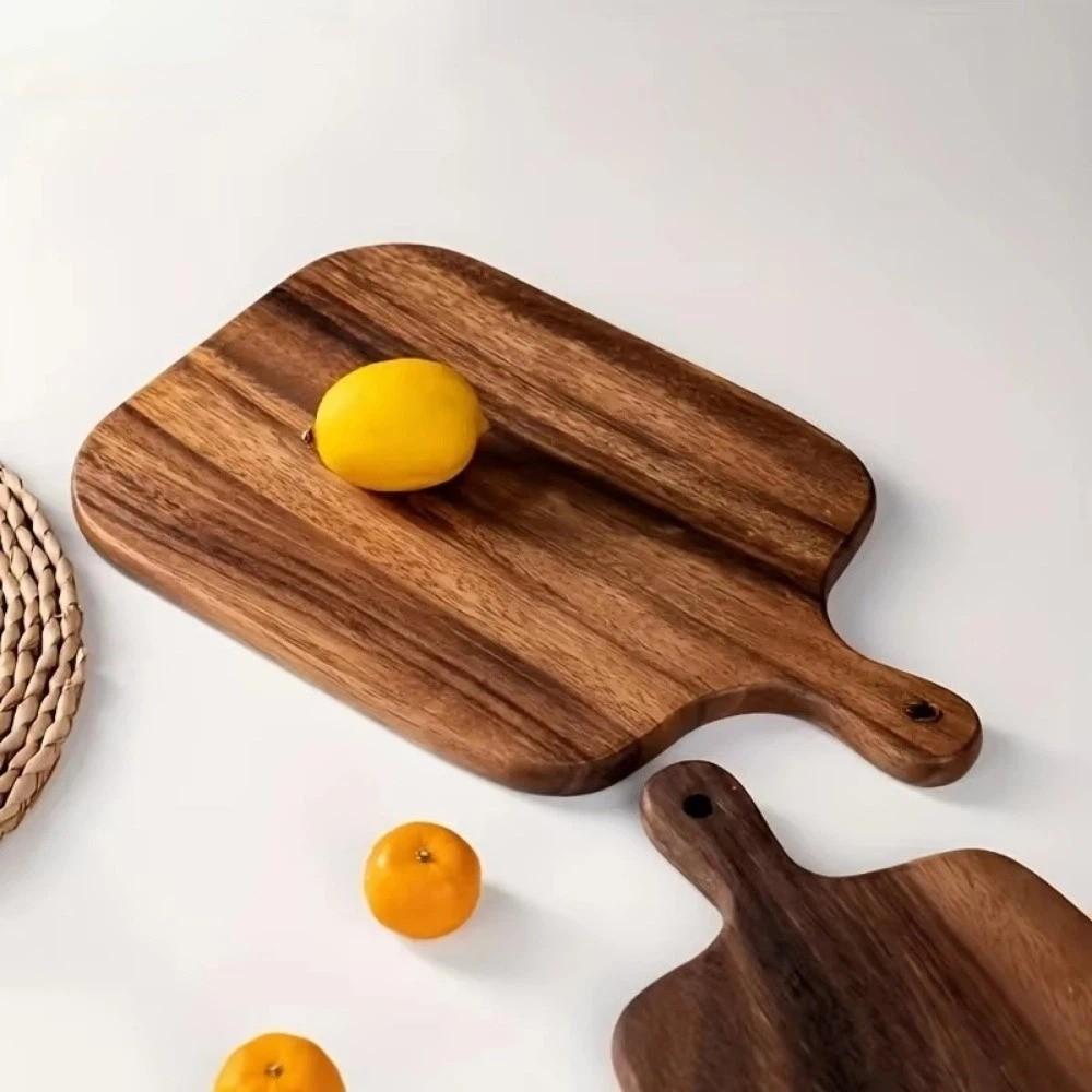 Food-Safe Cutting Board with Handle Bread Board New Fruit Board  For Fish Cheese Bread Desserts