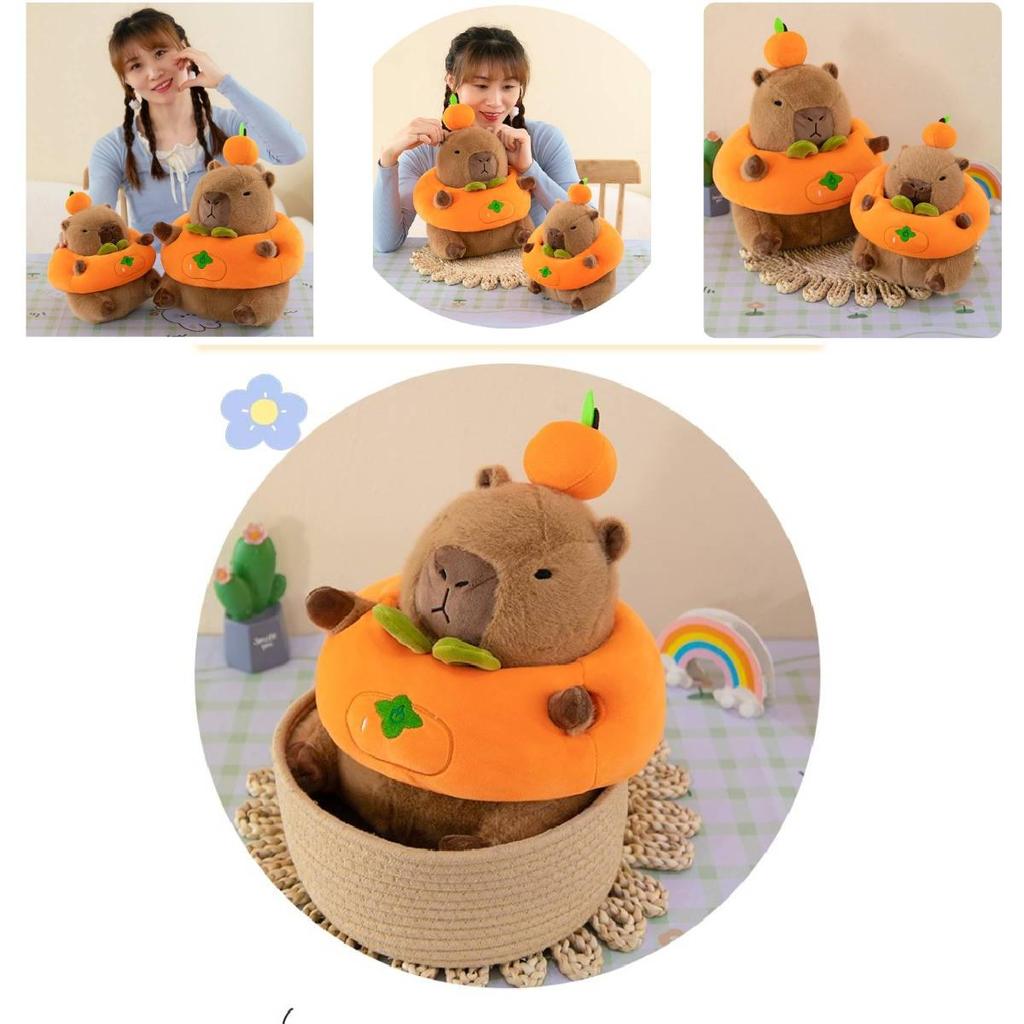 Adorable Capybara Plush Toy Soft Short Plush Animal Pillow For Home Decor And Gifts