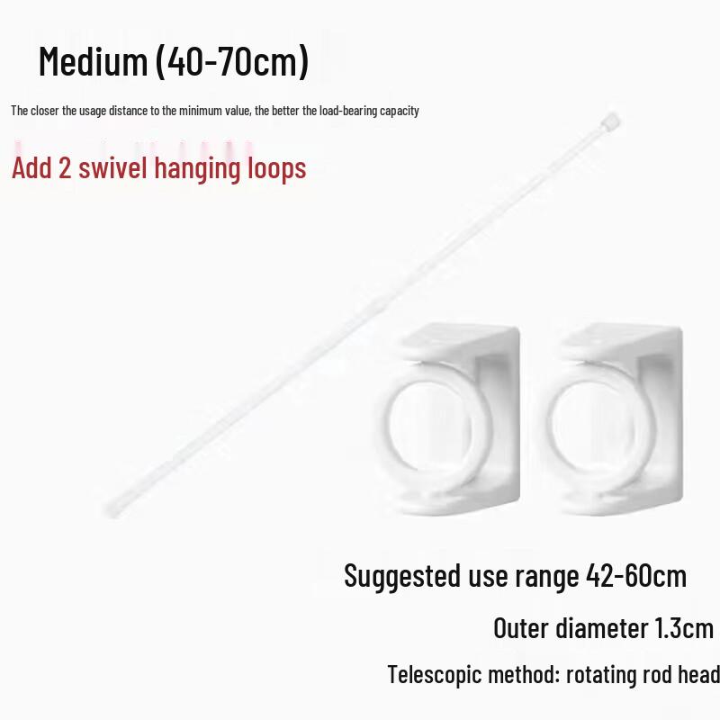 Drill-Free Rotating Telescopic Rod Set