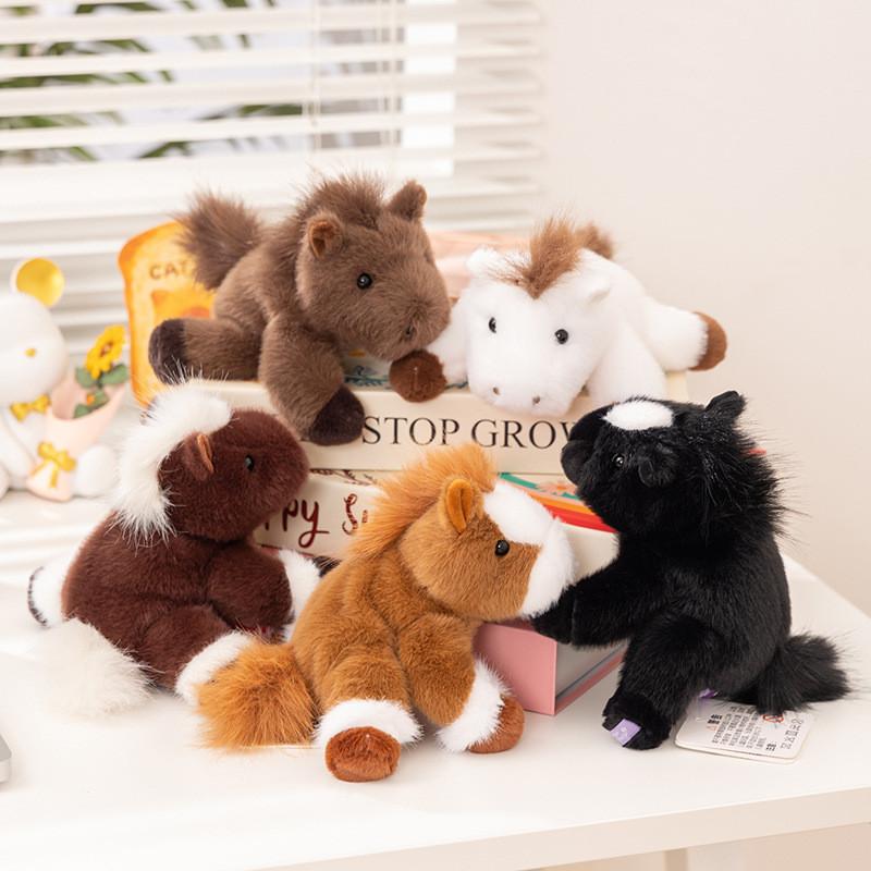 Animal Plush Pony Stuffed Toy With Pp Cotton Filling Ideal For Children And Gifts