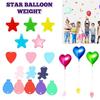 10pcs Cute Plastic Balloon Weights Bright Color Colorful Gravity Blocks Reusable Anti-floating Balloon Hanging Party Supplies