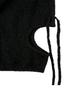 Tuomio Cut-Out Ribbon Knit Tank [Black]