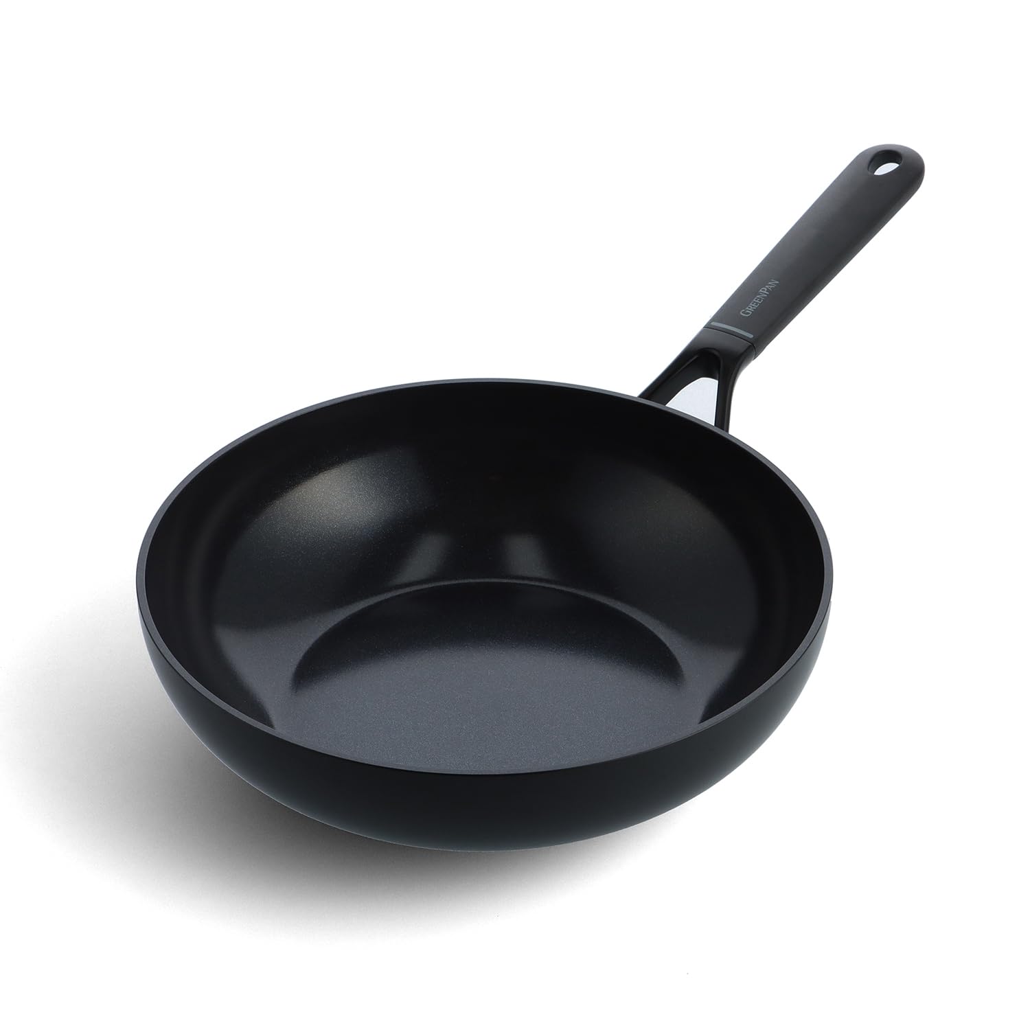 

GREENPAN Smart Shape Керамическое покрытие из минеральных ингредиентов, не содержащее вредных веществ Сковорода 28 см Сковорода вок сковорода IH Газ Посудомоечная машина чёрный