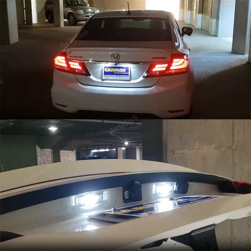 LED Number Plate Light Error Free License Plate Lamp For Acura MDX RL TL TSX ILX For Honda Civic Accord Odyssey License Light