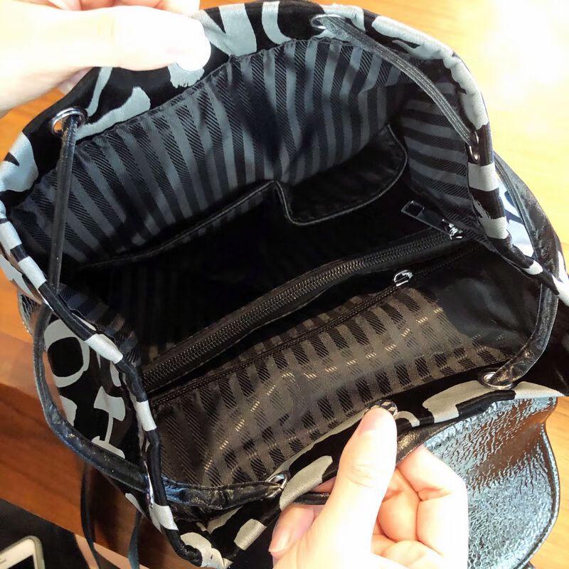 XDLM Rhinestone Cowhide Backpack for Women