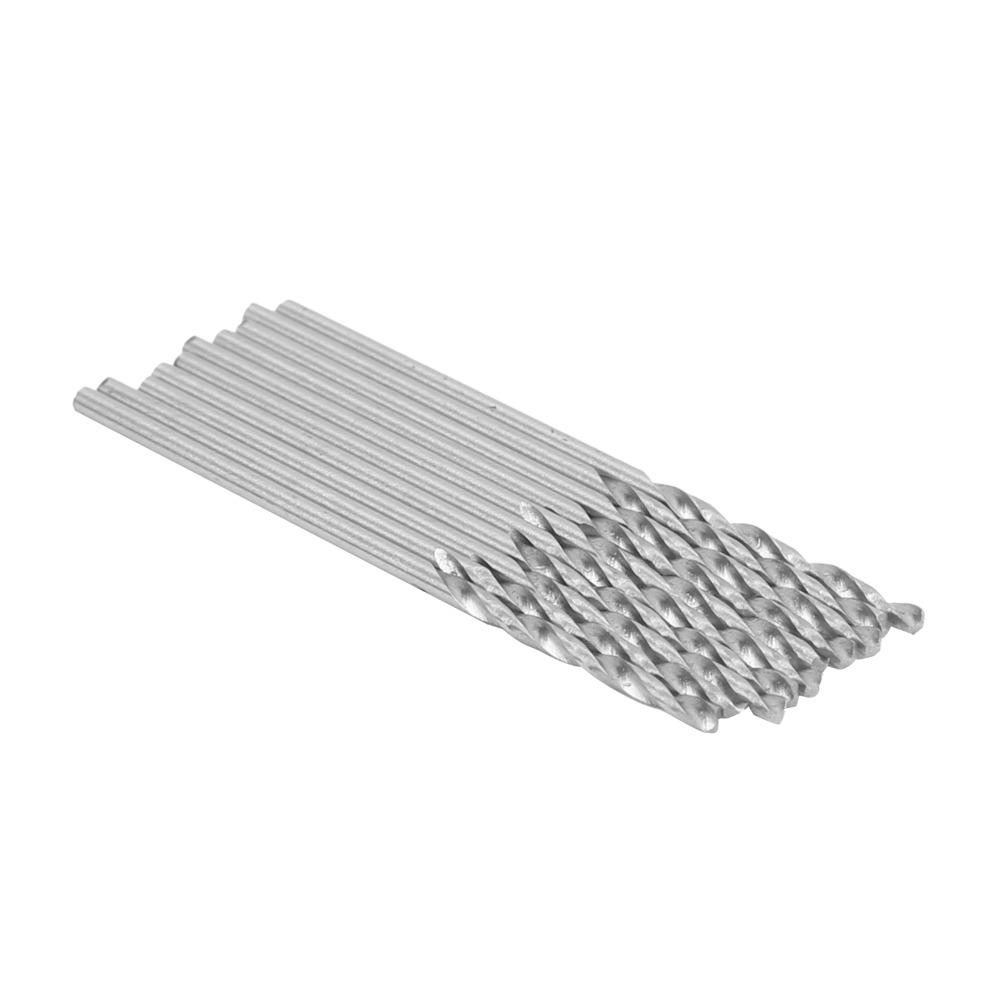 10pcs High-Speed Steel Straight Shank Drill Bits Mini Drilling Bit Tool For Pearl Punch Drilling
