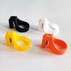 5pcs Sewing Thimble Thread Cutter Rings Anti-slip Plastic Finger Blade Tools for Hand Sewing DIY Craft Embroidery Use
