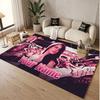 Custom Name Crystal Velvet Rug,Lana Del Rey Comfortable Anti Slip Floor Mat For Room Decoration