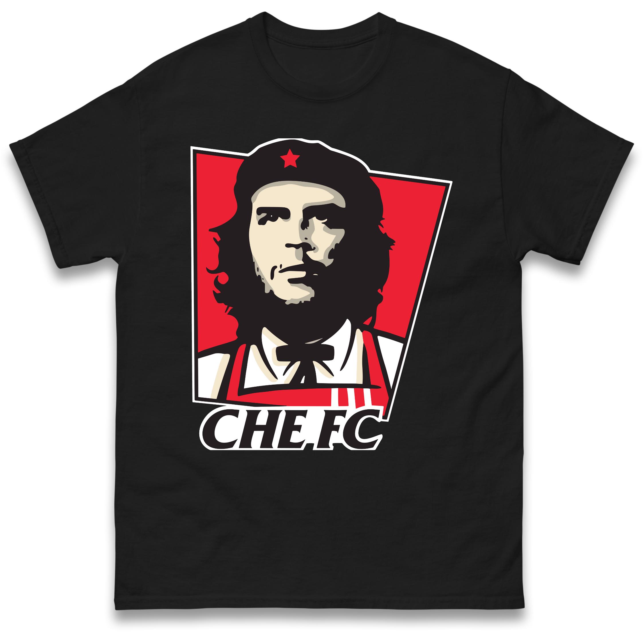 Che FC Che Guevara T-Shirt Tshirt Mens Womens Tops Unisex Tees 100% Cotton L