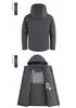 Unisex Fleece-Lined Graphene Quilted Jacket: Windproof, Waterproof, Cold Protection for Autumn/Winter Mountaineering