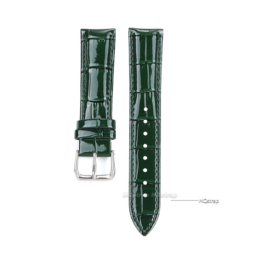 Leather Calfskin Strap 16mm 18mm 20mm 22mm Slub Pattern Watchband for Women Men Sport Watchband 12 14 19 21 24mm Universal Belt