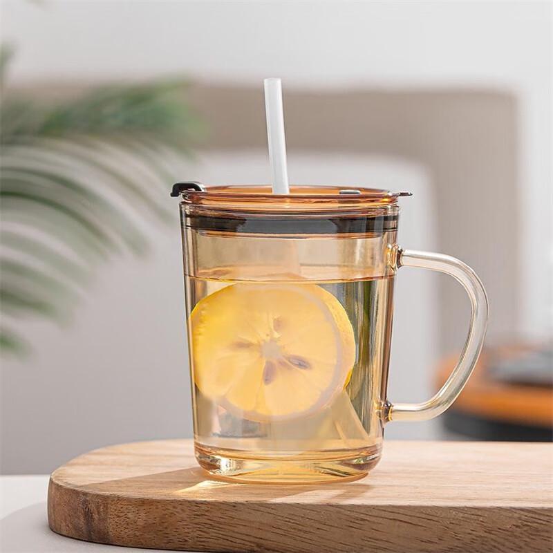 Kemeiruite Colorful Double-Layer Glass Mug