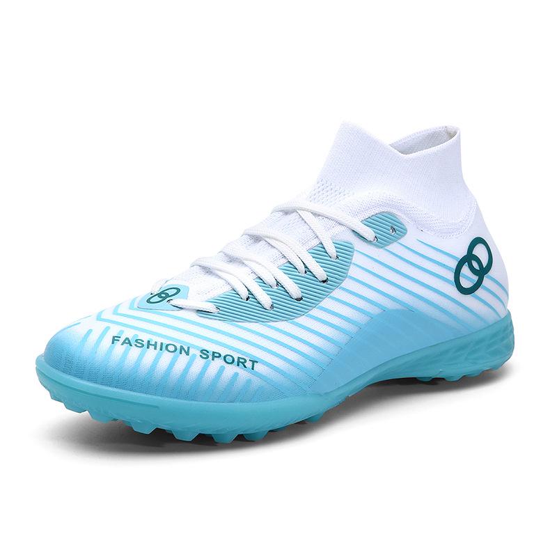 Unisex AG Long Spike Turf Soccer Cleats for Youth - Professional Outdoor Sports & Training Shoes