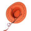New Anime One Piece Ace Cosplay Hats Unisex Luffy Ace Orange Cowboy Cap for Kids Adult Halloween Carnival Cosplay Accessories