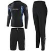 Men's Long Sleeve Quick-Dry Wetsuit - Sun Protection, Jellyfish Shield, for Surfing, Swimming, Snorkeling